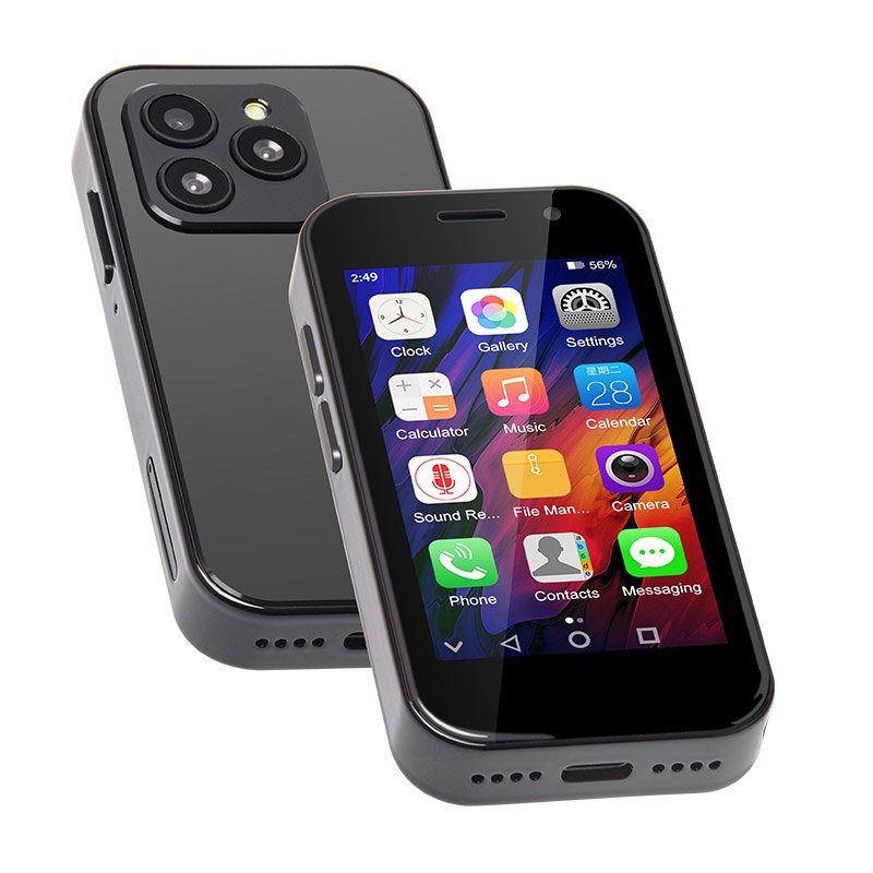 SOYES XS14 Pro 3 Inch Small Screen Ai Face ID Unlock Android 9.0 4G Mini Smart Phone